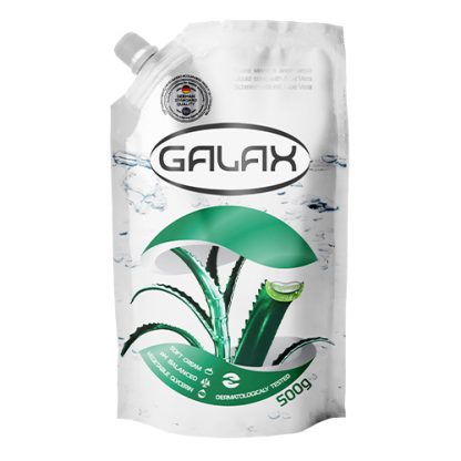 Жидкое мыло Galax 500мл запаска Aнтибактериальное с Экстрактом Алоэ Вера и сок корамболы 1