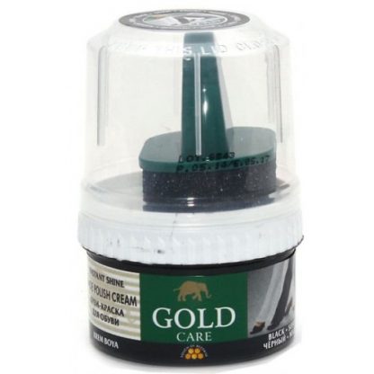 Crema p/u incaltaminte GOLD GC1000 60gr/50ml euro cu ceara, negru 1
