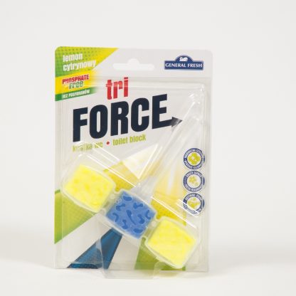 Арома блок для унитаза General Fresh 45гр Tri Force Лимон 1