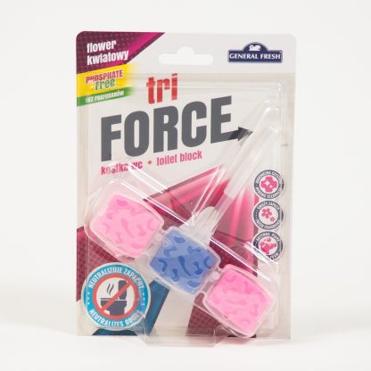 Арома блок для унитаза General Fresh 45гр Tri Force Цветы 1