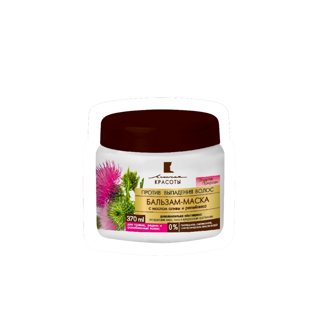 Бальзам-маска Линия Красоты 370мл Против выпадения волос 1 Бальзам-маска Линия Красоты 370мл Против выпадения волос 1