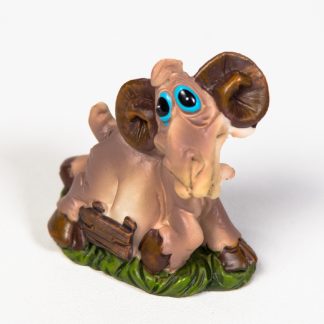 Сувенир барашек на траве 11*8см