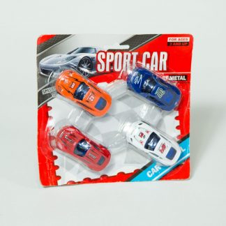 Набор машин металлических Sport Car 4шт