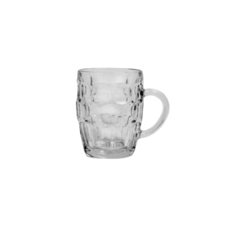 Бокал пивной стекло граненный D9*12,5см