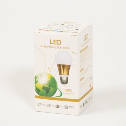Лампочка LED E27 W3 гладкая матовая 1