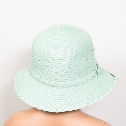 Шляпа женская соломенная, узкие поля 1