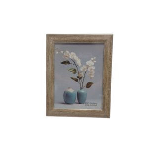 Фоторамка деревянная, блестящие края 15*20см
