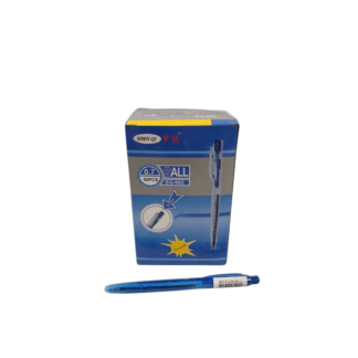 Stilou albastru automat transparent