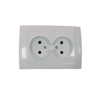 Розетка SONGRUI двойная б/з