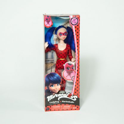 Кукла в маске с синими волосами Ladybug 32*13см - Сleber
