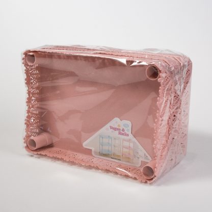 Полка пластиковая 3х-яр.ажурная 36*25*19 - Сleber