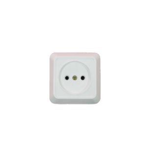 Розетка накладная SONGRUI квадратная 6,5*6,5см