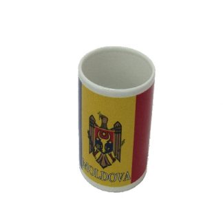 Чашка керамическая герб Молдовы D8см