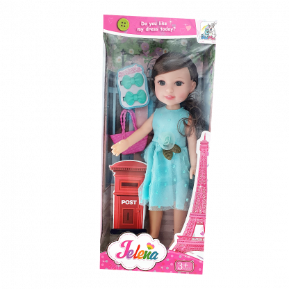 Кукла Ielena с сумкой 36*16см 1