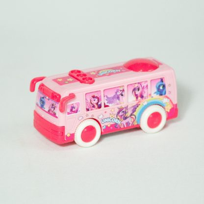 Автобус инерционный Unicorn микс 2 11*4см - Сleber