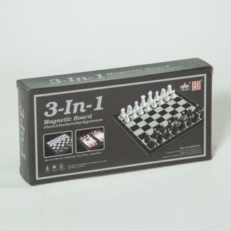 Игра 3в1 "шахматы-шашки-нарды" 16Х8см магнитные