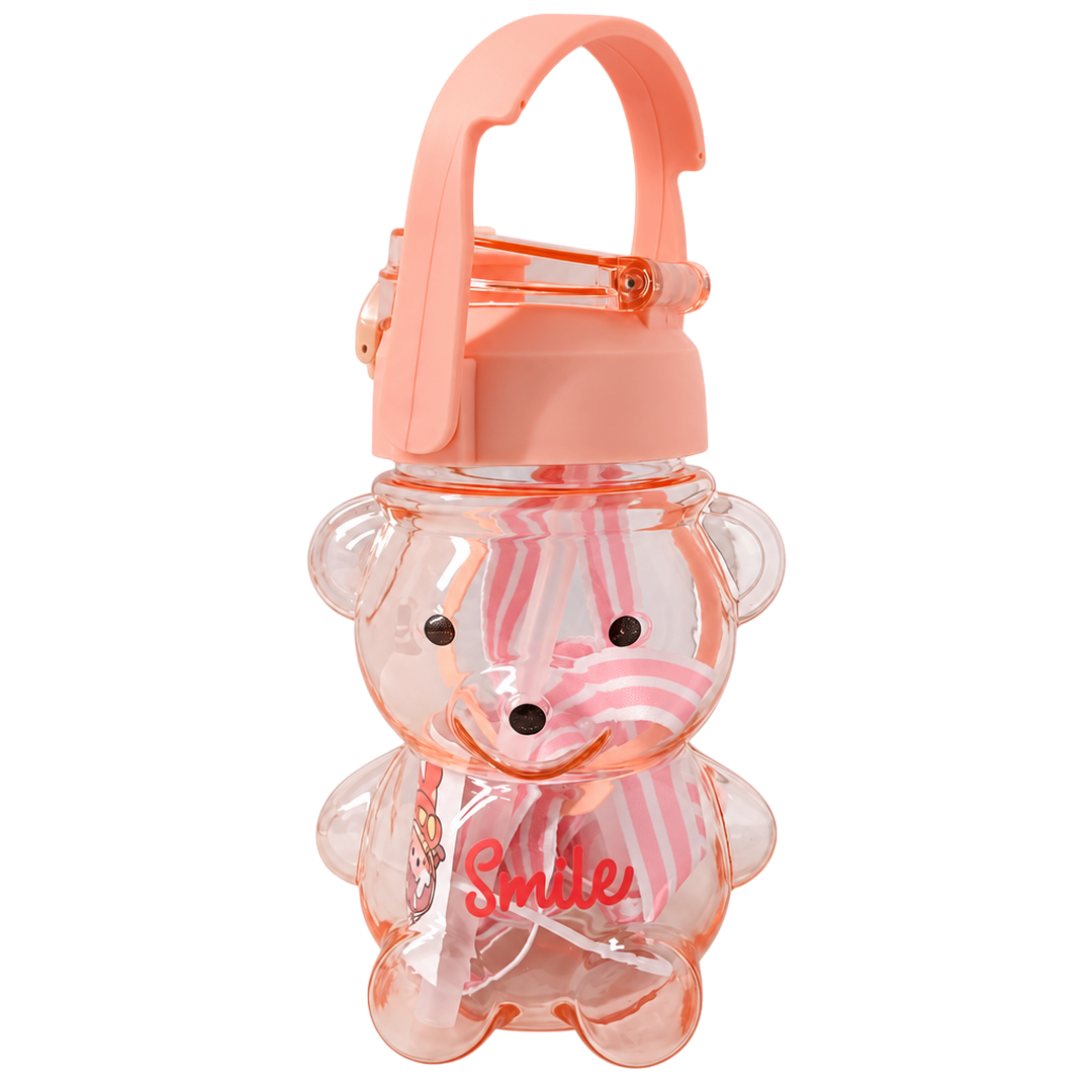 Sticluta p/u baut, din plastic 1000ml pu copii ursulet 20cm