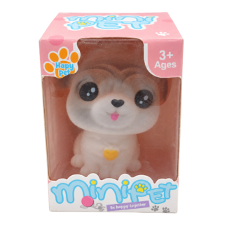 Игрушка собака пластик. 8см 88508C (9098) 09-9