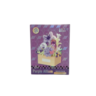 Constructor Bricks Lik Toy Purple Allium 305det.