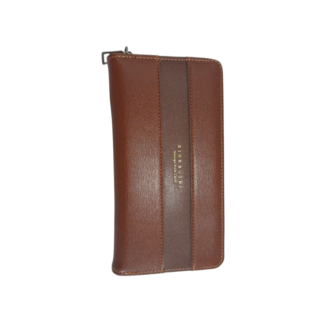 Portofel unisex piele art. 3sectii. o culoare,Kingdushi 20*10cm - Сleber