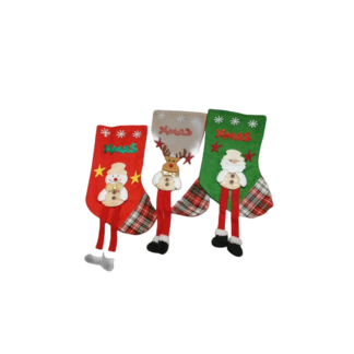 Papuc de Anul Nou, desen 3D XMAS 35cm