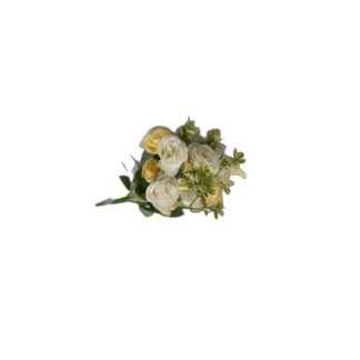 Floare artificiala trandafiri 5crengute 30cm