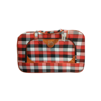 Geanta p/u calatorie PVC/material 2sec in patrate 67*23*41cm