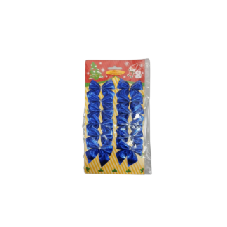 Fundita decorativa de Anul Nou 12buc 5,5cm albastre