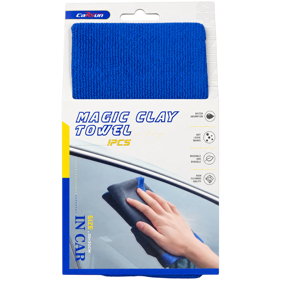 Laveta p/u automobil microfibra cu o parte din cauciuc 30*30cm C2836 - Сleber