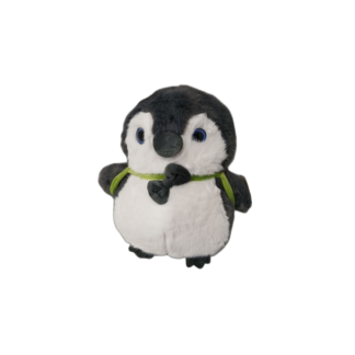 Jucarie moale pinguin cu ruczac 28cm