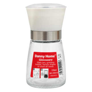 Risnita pentru condimente manuala capac alb 170ml 12,5cm Danny Home