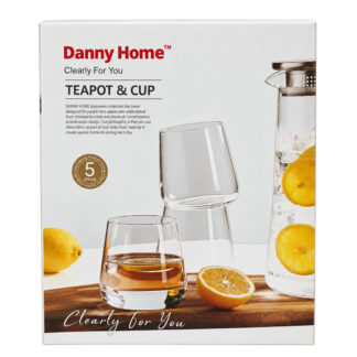 Set din sticla ulcior +4 pahare Danny Home