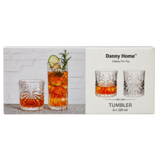 Set pahare p/u whisky 6buc 320ml Danny Home