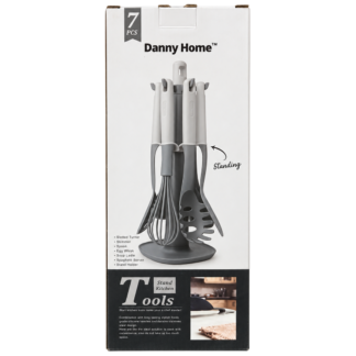 Set ustensile de bucatarie 7art.silicon, miner plastic Danny Home