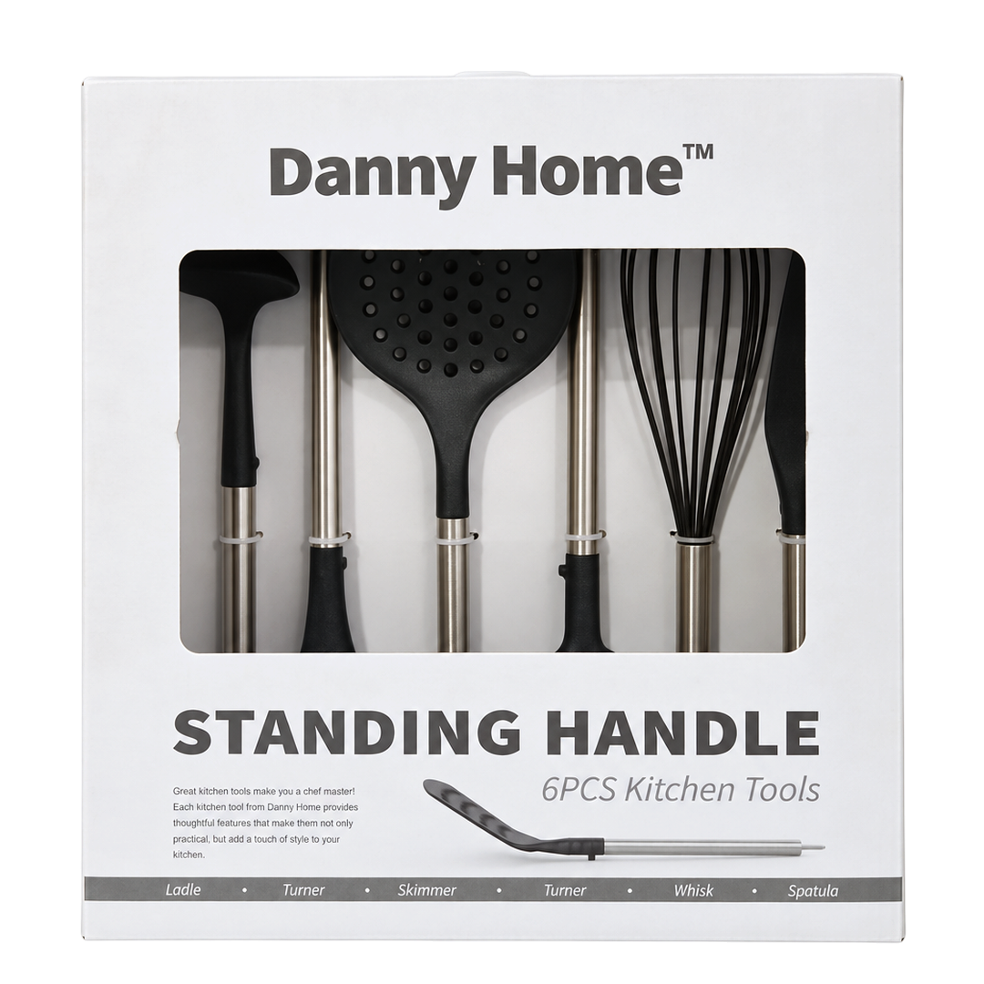 Set ustensile de bucatarie 7art.silicon, miner plastic Danny Home - Сleber
