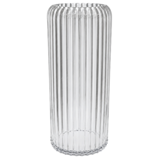Vaza din sticla dungi verticale 35*15cm Danny Home