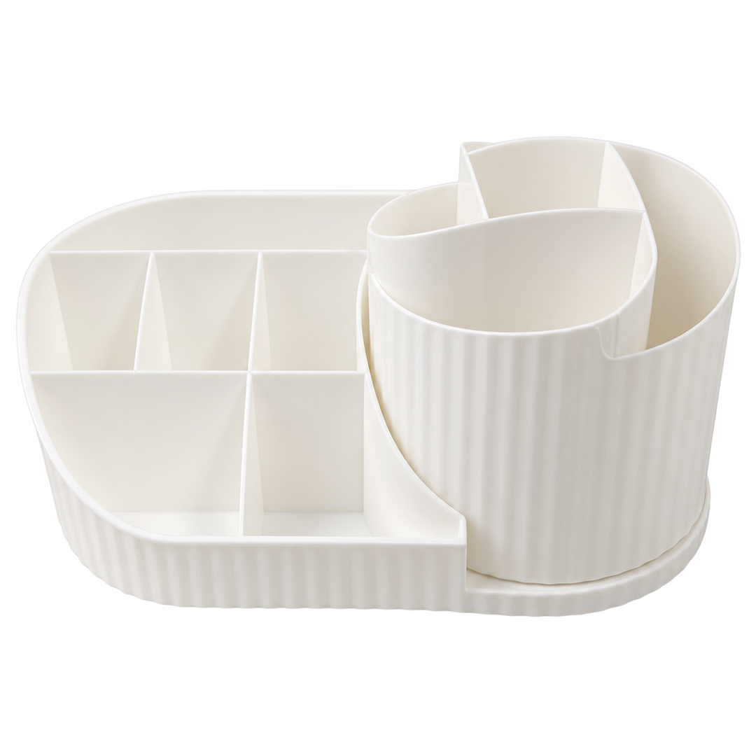 Organizator p/u cosmetica din plastic 11sec. 20*11*11cm