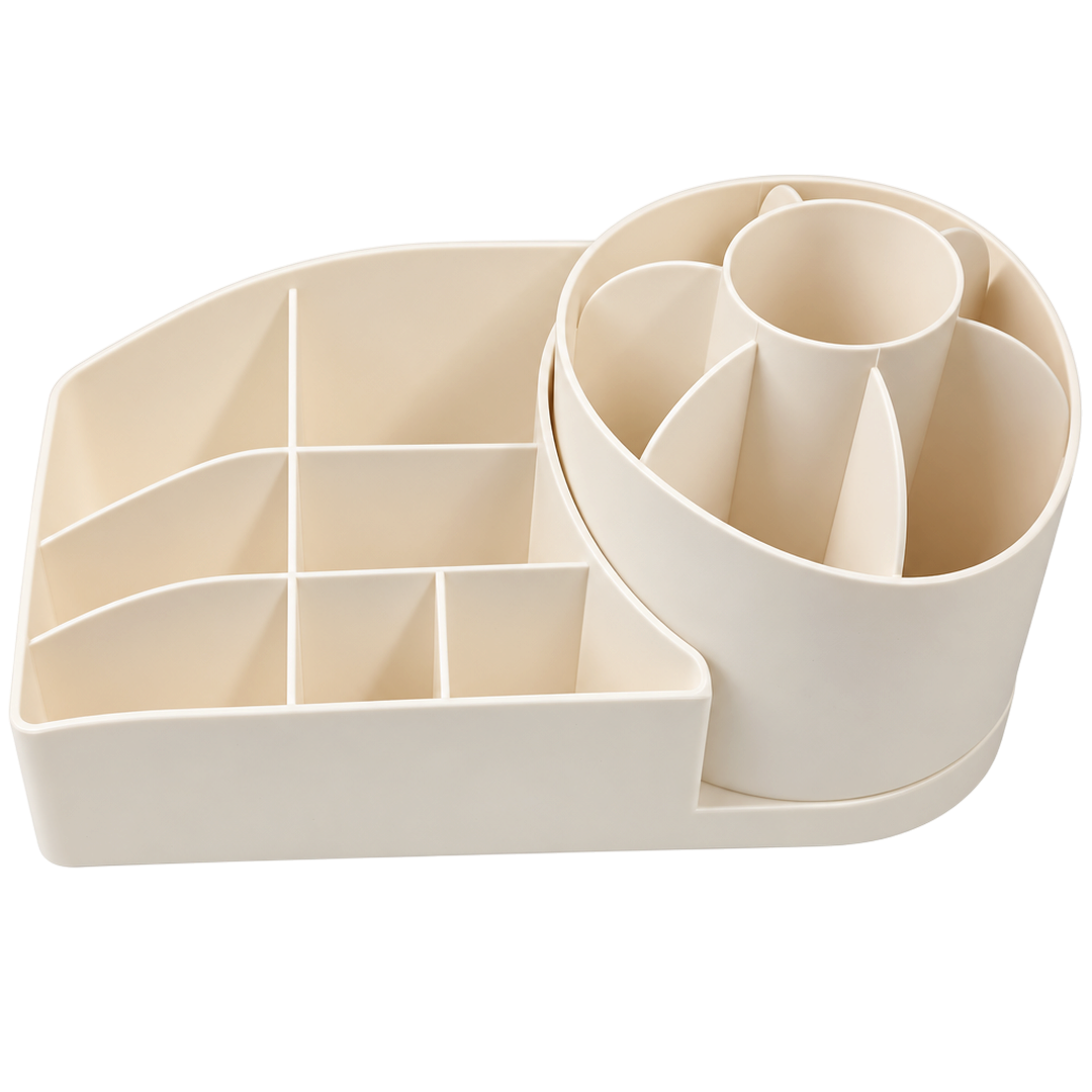 Organizator p/u cosmetica din plastic 14sec. 24*12*11cm