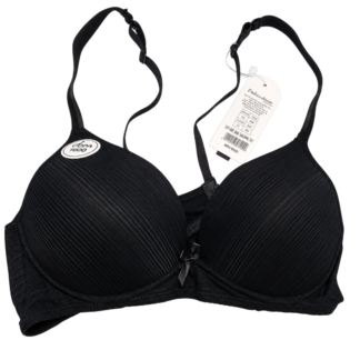 Sutien p/u dame o culoare, cu cupe texturate
