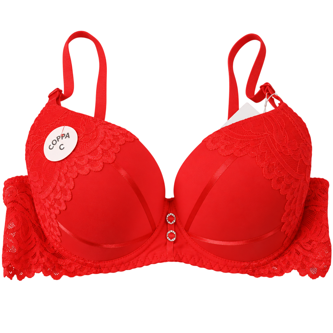 Sutien p/u dame o culoare, marginile dantelate
