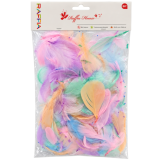 Pene decorative colorate