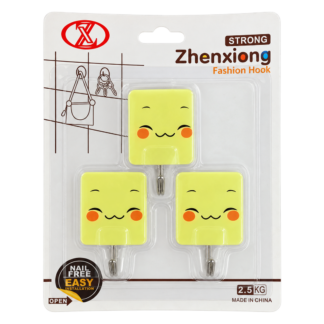 Cirlig din plastic mutrisoare 3buc 3,5*4,5cm