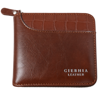 Portmoneu p/u barbati piele art. fermuar 11*9,5cm Giebhia