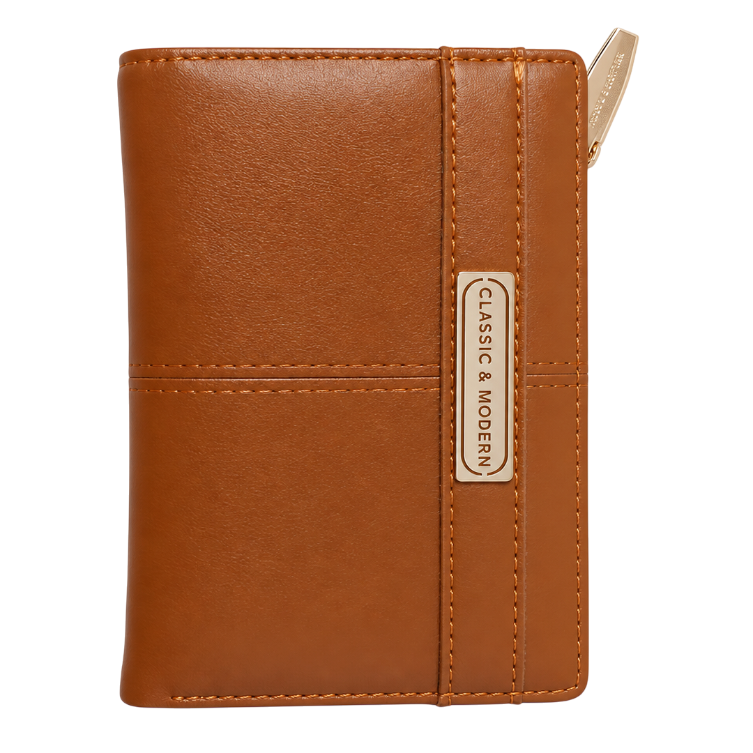 Portmoneu p/u dame piele art. o culoare 1sec. 9*12cm Classic&Modern - Сleber