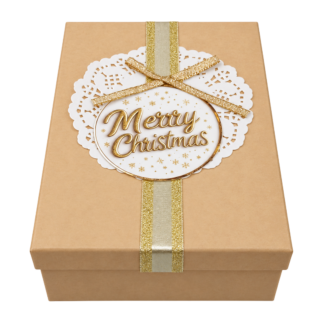 Коробка подарочная, прямоугольная, Merry Christmas 3шт.