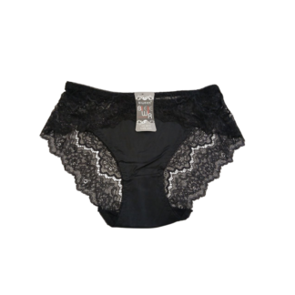 Chiloti p/u dame o culoare, dantelatati din fata si margini XL-3XL Biweier
