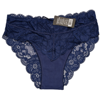 Chiloti p/u dame o culoare, dantelatati din fata si margini XL-3XL Biweier
