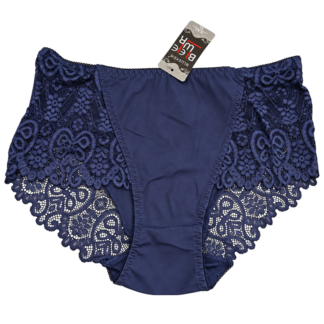 Chiloti p/u dame o culoare, marginile dantelate XL-3XL Biweier