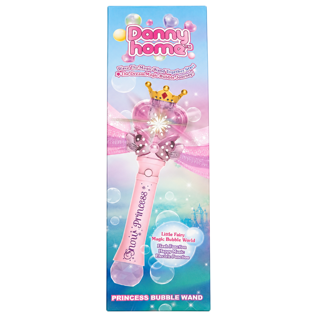 Bagheta muzicala cu aripi generatoare de baloane de sapun 30cm Danny Home - Сleber