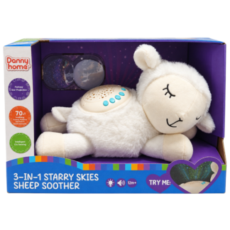 Jucarie moale oita muzicala cu proiector 32cm Danny Home
